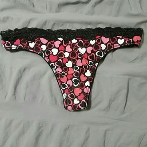 Heart Valentine's Day thong. NWOT